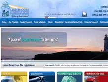 Tablet Screenshot of lighthousechildrenshome.com